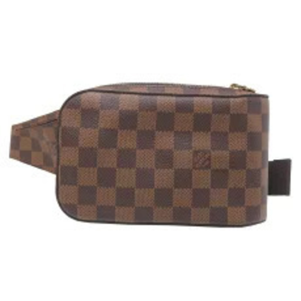Louis Vuitton Geronimos Body Belt Bum Crossbody Bag Damier Brown